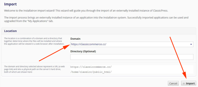 Migrate to installatron 6