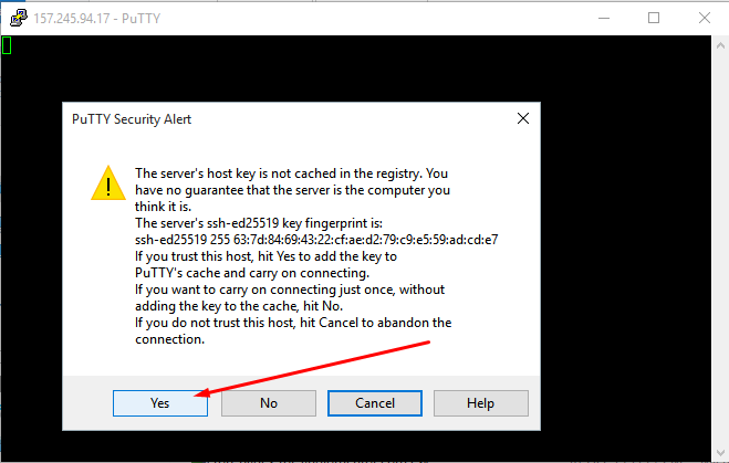 Confirm the server security