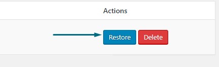 Restore Backup